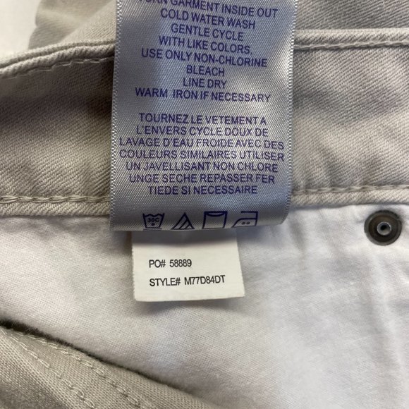 NYDJ Crop Pants with Lift Tuck Technology, Cuffed Ankle‎ Pants in Beige, 14 - Picture 7 of 8